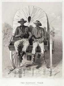 Campaign Sketches: The Baggage Train by Winslow Homer