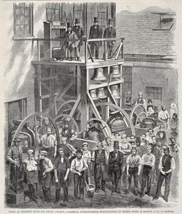 Chime of Thirteen Bells for Christ Church, Cambridge, Massachusetts, Manufactured by Messrs. Henry N. Hooper & Co., of Boston by Winslow Homer