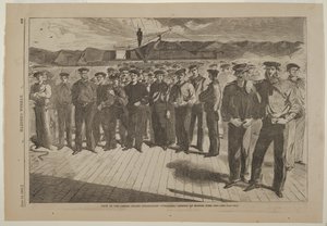 Crew of the U.S. steam-sloop Colorado shipped at Boston, June 1861 by Winslow Homer