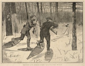Deer-Stalking in the Adirondacks in Winter by Winslow Homer
