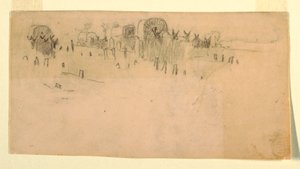 Army Wagon Train, 1862