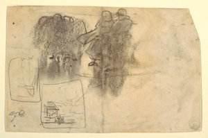 Figures in Lee of Building with Ocean Beyond, Cullercoats, England, 1881
