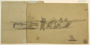 Portion of a Fishing Dory, England, 1881–82 by Winslow Homer