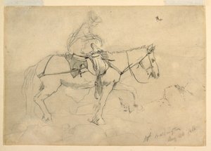 Study for "Bridle Path, White Mountains", August 24, 1868 by Winslow Homer