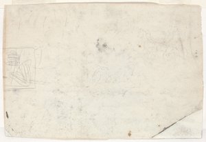 Figure on Horseback and Other Studies (verso) by Winslow Homer