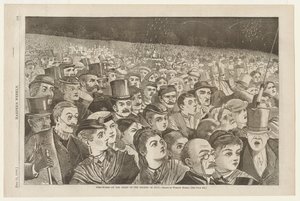 Fireworks on the Night of the Fourth of July by Winslow Homer