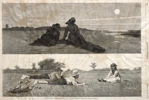 Flirting on the Seashore and on the Meadow, 1874 by Winslow Homer