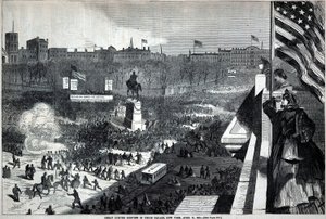 Great Sumter Meeting in Union Square, New York, April 11, from Harper