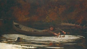 Hound and Hunter by Winslow Homer