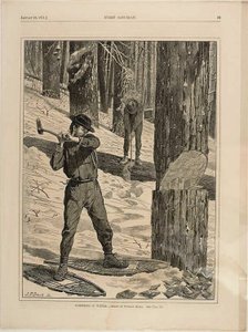 Lumbering in Winter by Winslow Homer