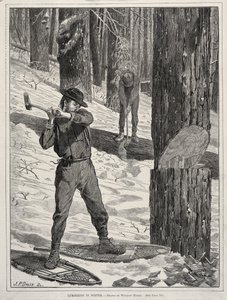 Lumbering in Winter by Winslow Homer