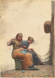 Mending the Nets by Winslow Homer