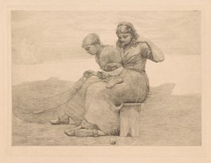 Mending the Tears by Winslow Homer