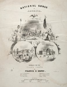 National Songs of America - Sheet Music Cover