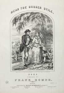 Near the Broken Stile - Sheet Music Cover by Winslow Homer