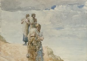 On The Cliff, Cullercoats, c.1881-82