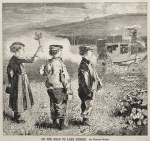 On the Road to Lake George by Winslow Homer