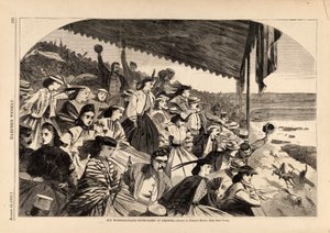 Our Watering Places--Horse-racing at Saratoga by Winslow Homer