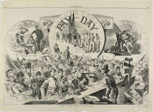 Pay Day in the Army of the Potomac by Winslow Homer