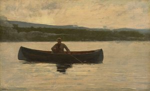 Playing a Fish, 1875, Reworked in the 1890s