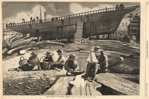 Ship-Building, Gloucester Harbor