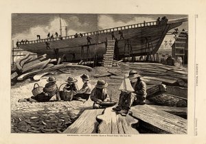 Ship-building, Gloucester Harbor