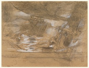 Ship Deck with Two Women Lashed to the Mast