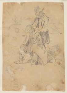 Soldier Sitting on a Box by Winslow Homer