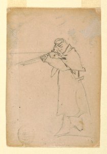 Soldier Taking Aim by Winslow Homer