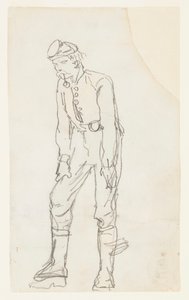 Soldier with Pipe in His Mouth