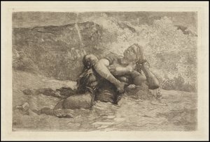 Study for Undertow by Winslow Homer