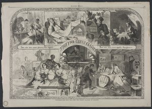 Thanksgiving Day, 1860 - The Two Great Classes of Society by Winslow Homer