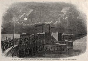 The Advance Guard of the Grand Army of the United States Crossing the Long Bridge over the Potomac, at 2 a.m. on May 24, 1861 by Winslow Homer