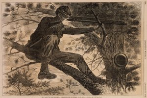 The Army of the Potomac - A Sharpshooter on Picket Duty by Winslow Homer