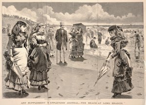 The Beach at Long Branch by Winslow Homer