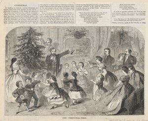 The Christmas-Tree, from Harper by Winslow Homer