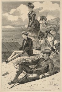 The Coolest Spot in New England - Summit of Mount Washington by Winslow Homer