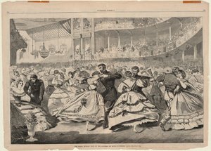 The Great Russian Ball at the Academy of Music, November 5, 1863, from Harper