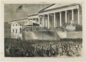 The Inauguration of Abraham Lincoln as President of the United States at the Capitol, Washington, March 4, 1861 by Winslow Homer