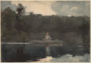 The Lone Fisherman by Winslow Homer