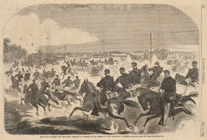 The Union Cavalry and Artillery Starting in Pursuit of the Rebels up the Yorktown Turnpike, from Harper