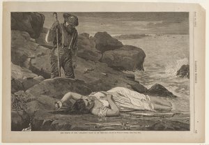 The Wreck of the Atlantic - Cast Up By the Sea by Winslow Homer