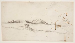 Three Boats with Fishermen Setting Out a Net by Winslow Homer