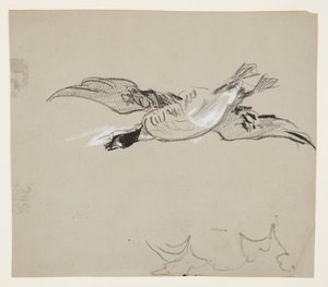 Wild Goose in Flight by Winslow Homer