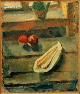 Still Life with Melon and Apples