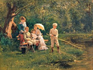 Midday Sun by Wladimir Jegorowitsch Makowski