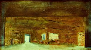 Flat of the Head of the Group of Geologists. Day. by Wladimir Jewgrafowitsch Tatlin