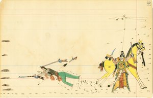 Howling Wolf with Dead Soldier