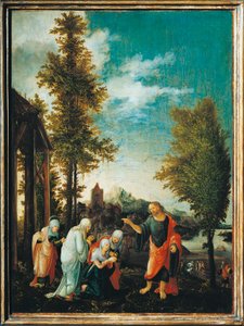 Christ Taking Leave of Mary by Wolf Huber