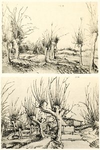 Landscapes with Willow Trees by Wolf Huber